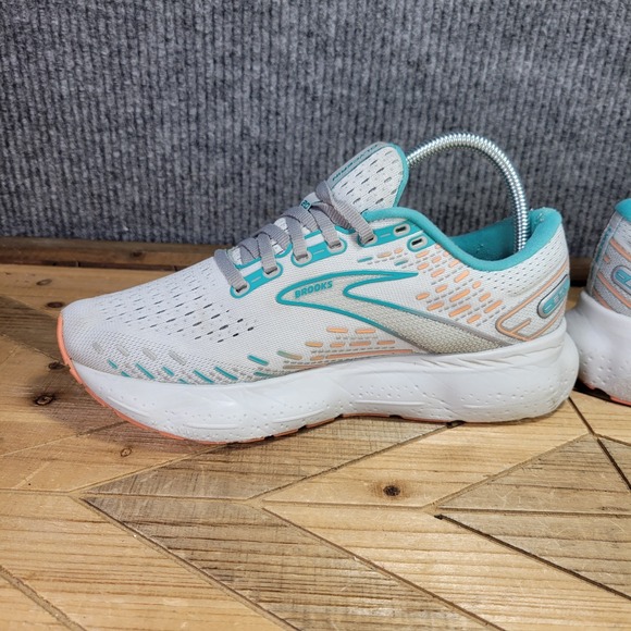 Brooks Glycerin 20 Womens Size 8.5 Gray Blue Athletic Running Shoes Sneakers - Picture 5 of 12